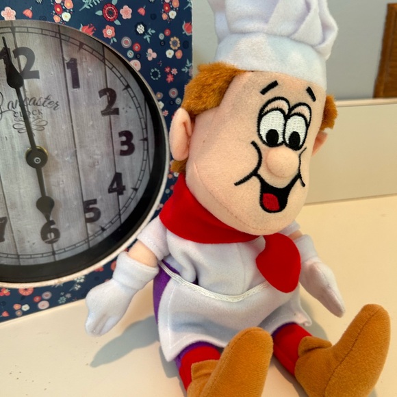 VINTAGE KEEBLER Elf Buckets Keebler Plush Toy 12" Beanie Kitchen Chef - Picture 2 of 6